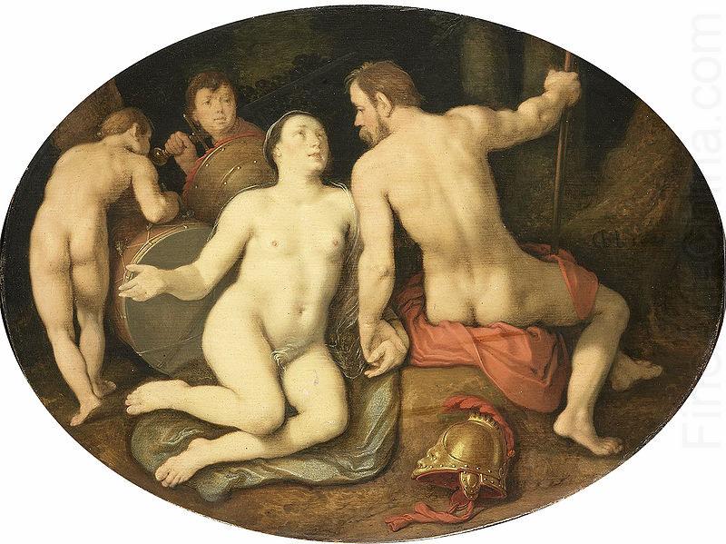 CORNELIS VAN HAARLEM Venus and Mars oil painting picture